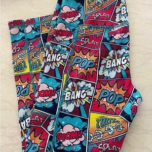Constantly Varied Gear Comic Pop Art Leggings - Multicolor